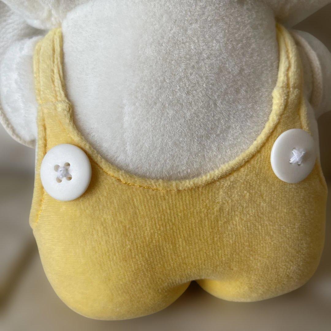 レア　 ハローキティ ぬいぐるみ イエローオーバーオール Babyおんぶキティ