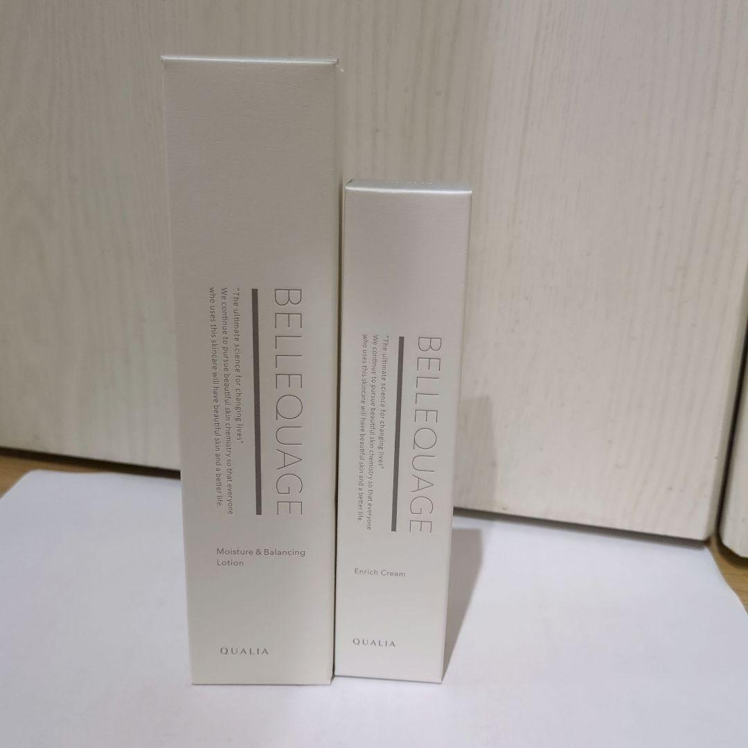 BELLEQUAGE モイスチャーエッセンスローション & エンリッチクリーム