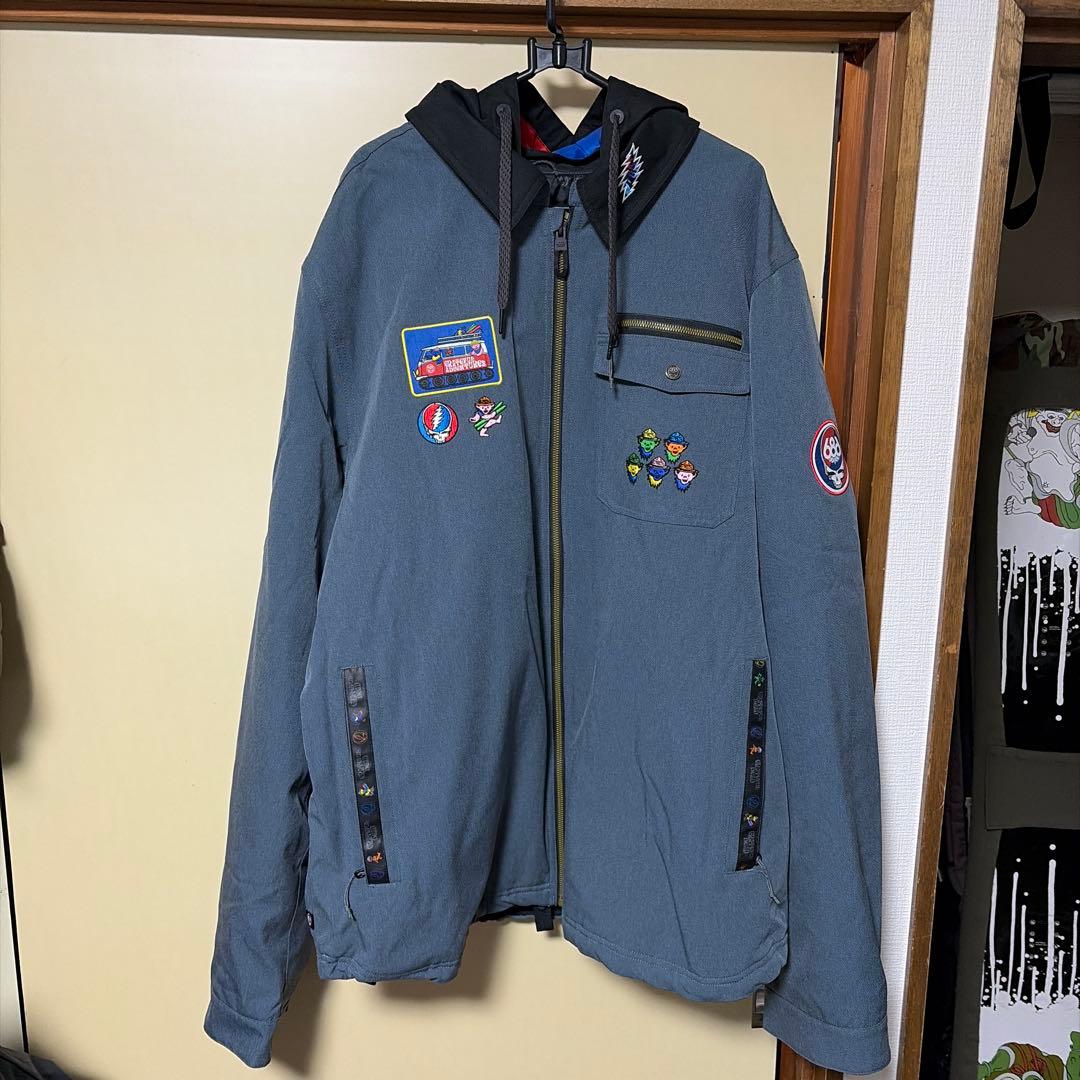 【極美品】686 × Grateful Dead スノーボードウェア XLサイズ