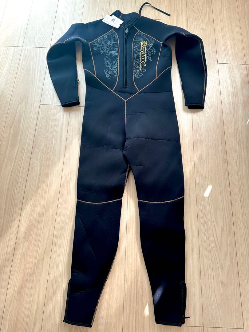 未使用タグ付き☆ フルウェットスーツ5mmサーフィン裏起毛 メンズ2ＸＬ