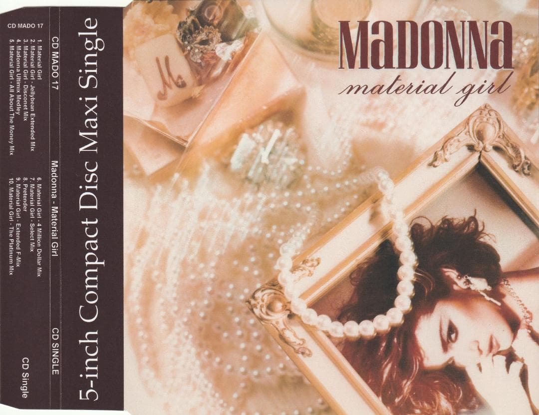Madonna　Material Girl リミックス集　貴重 CD