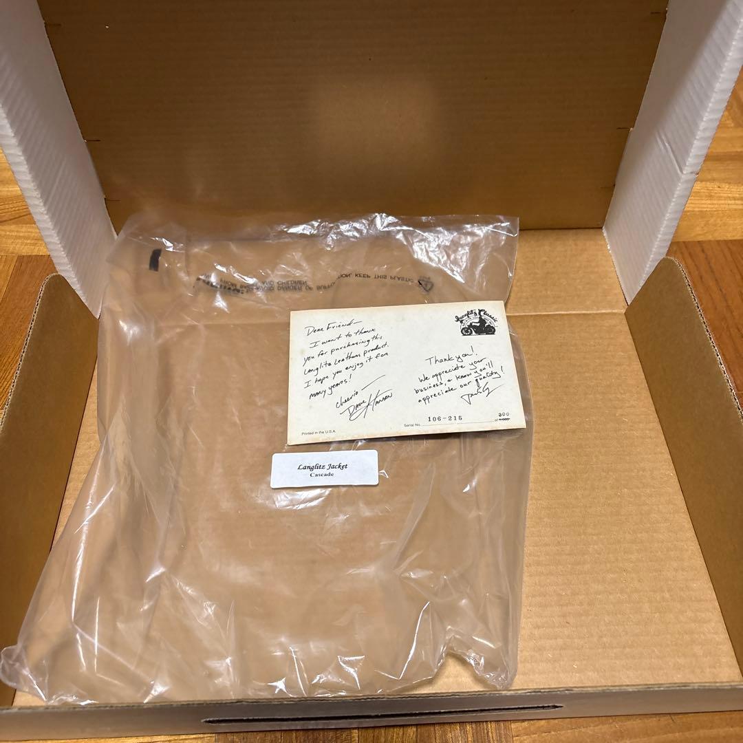 ラングリッツレザー　ナイロンジャケット