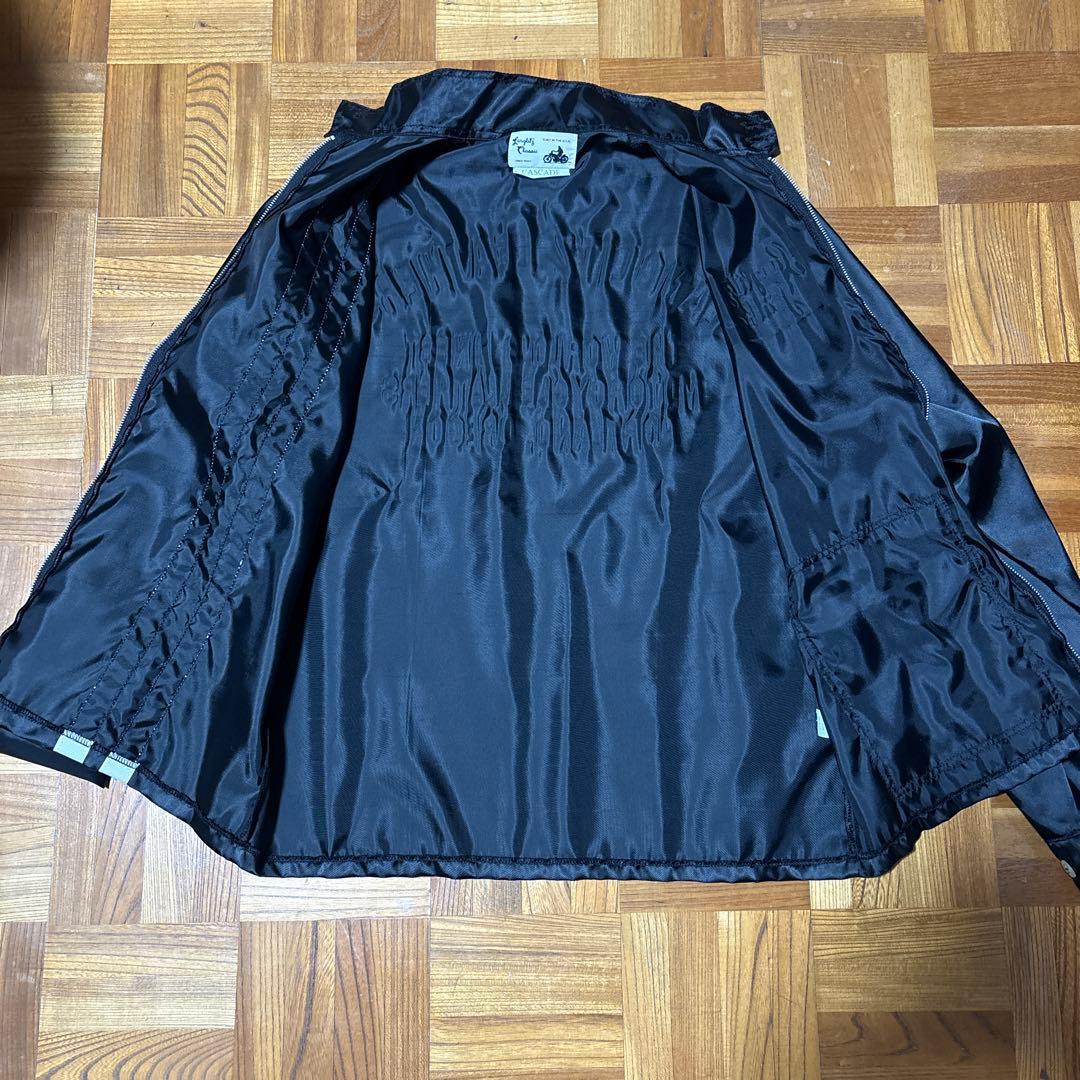 ラングリッツレザー　ナイロンジャケット