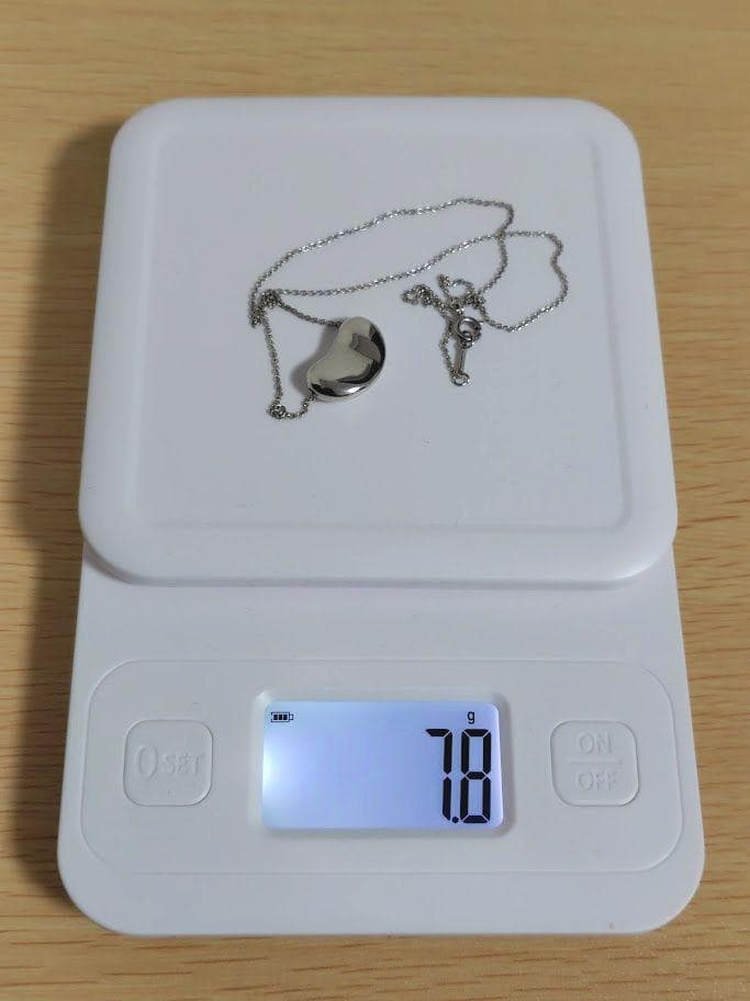 TIFFANY シルバー ビーン型 ティファニー ネックレス 美品