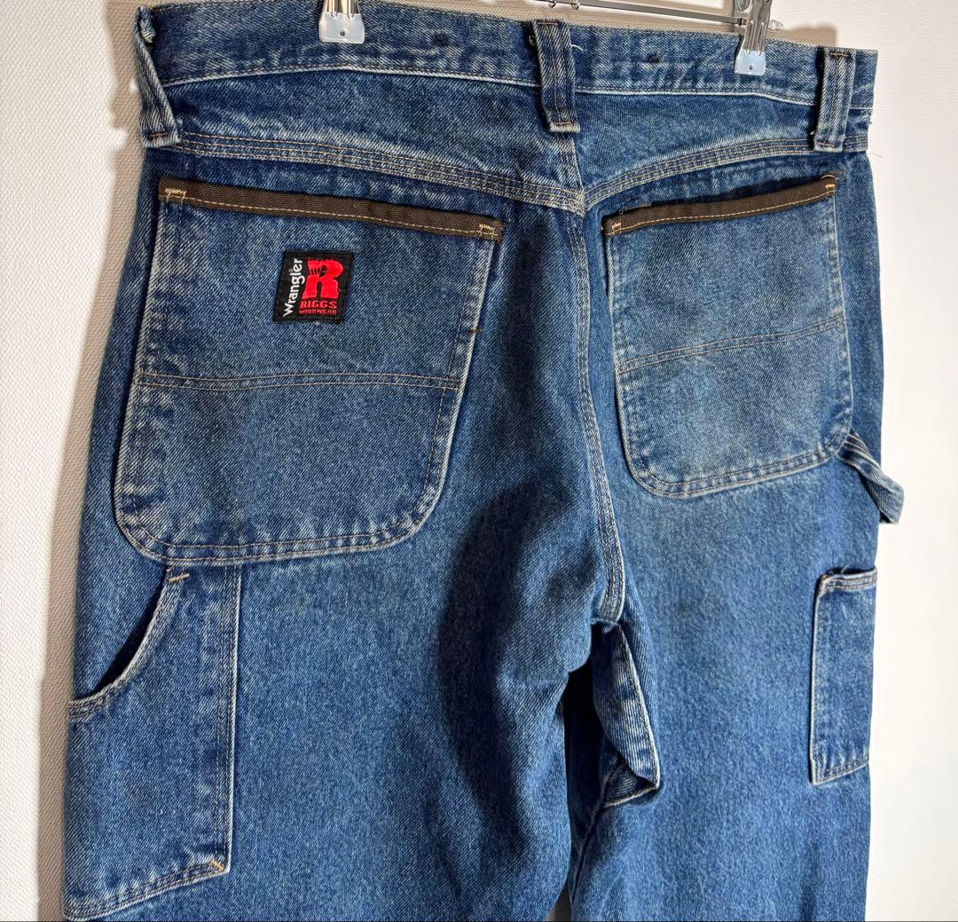 Wrangler RIGGS ラングラー　ダブルニー　デニム　ペインターパンツ