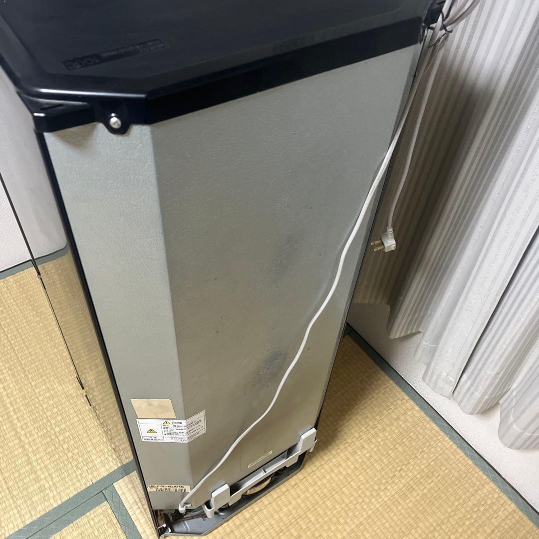 【美品】・三菱　ノンフロン冷凍冷蔵庫　　　 MR-P15ED-KK 2019年製
