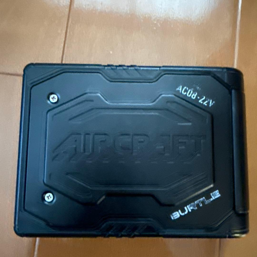 BURTLE 空調服 エアークラフトバッテリーファン セット　22V