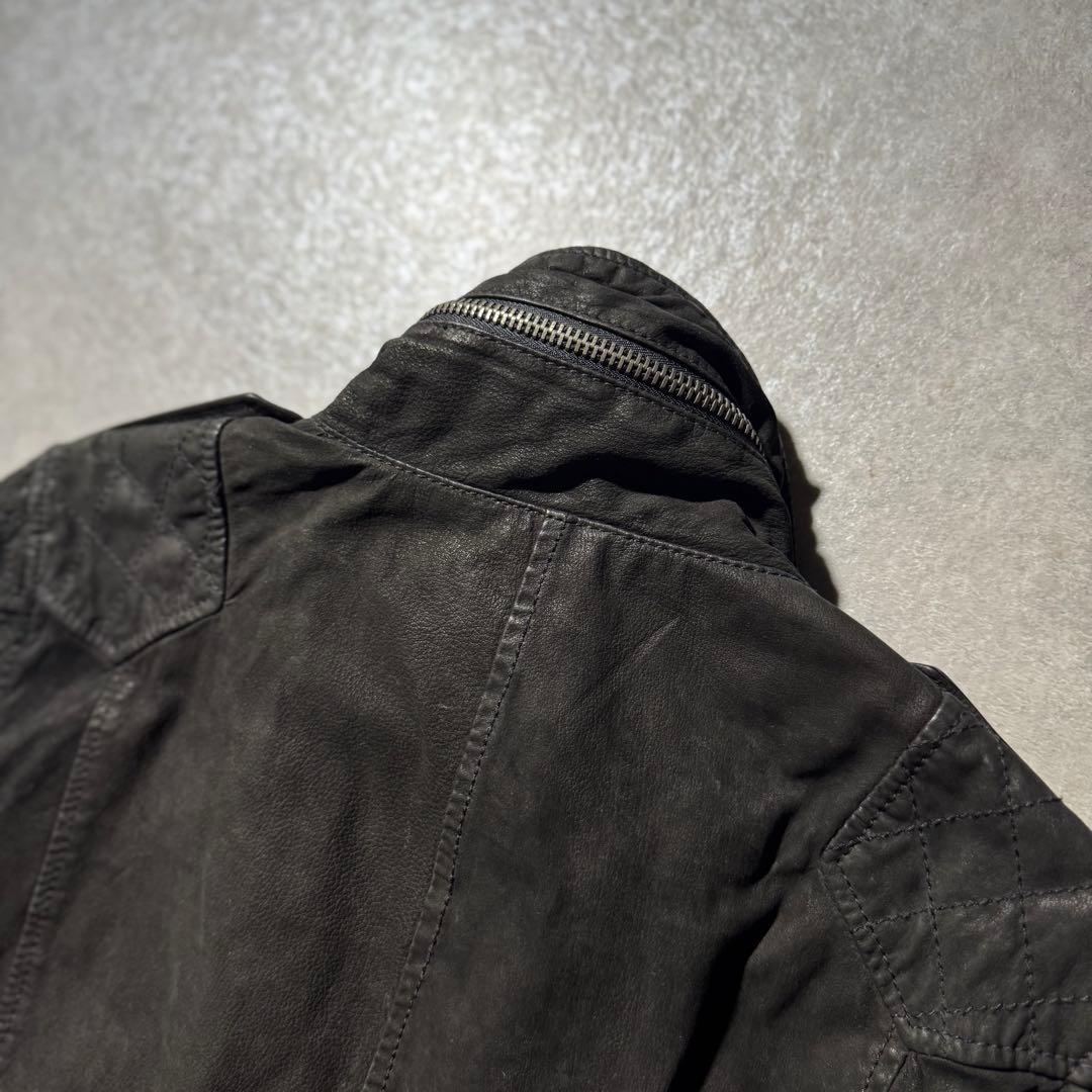ジャケット・アウター Dark Wear old diesel leather jacket