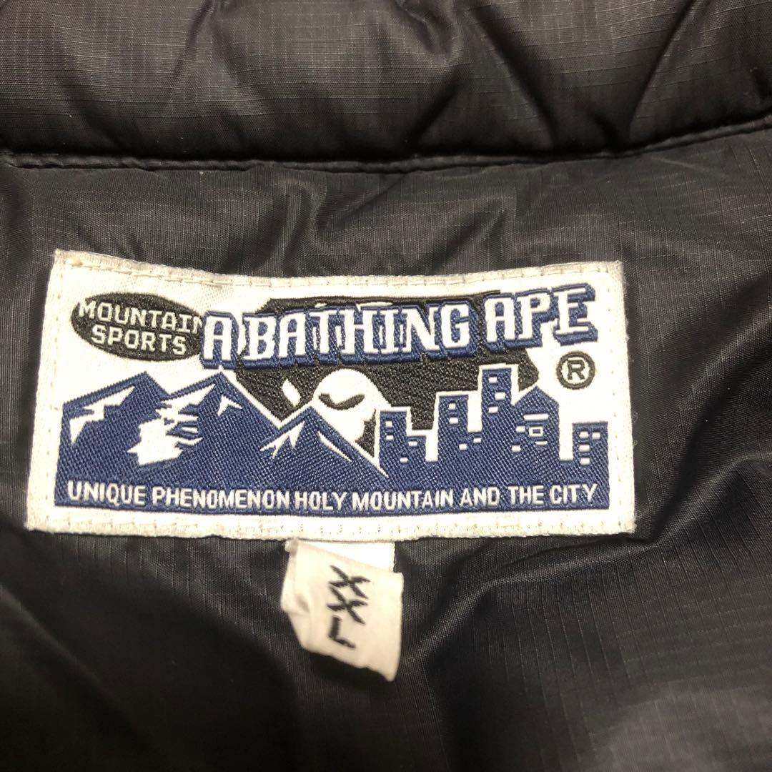 ABATHING APE アベイシングエイプ　ライトダウンジャケット　XXL