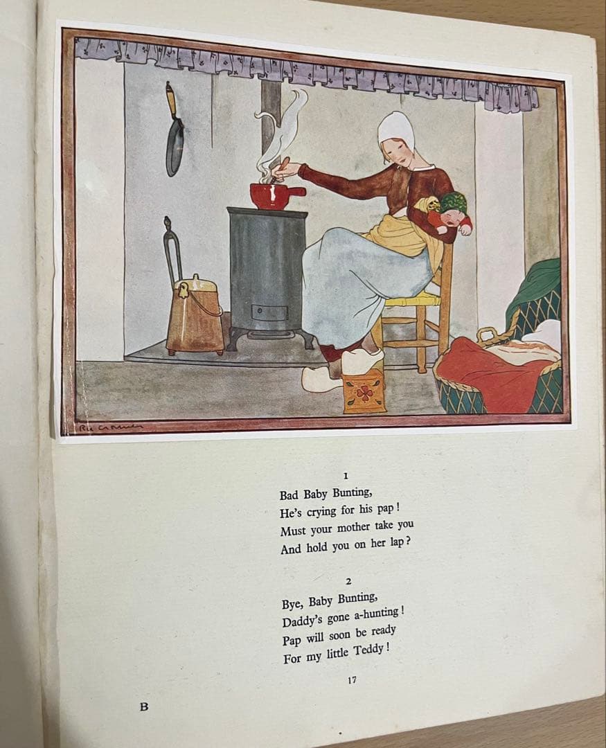 No.354 超希少 洋書 古書 アンティーク オランダ童謡 楽譜 絵本