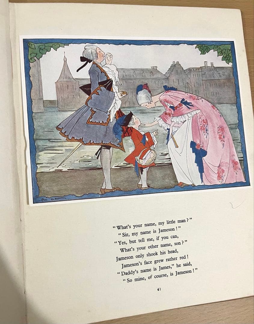 No.354 超希少 洋書 古書 アンティーク オランダ童謡 楽譜 絵本