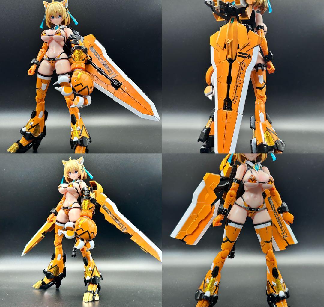 PLAMAX ソフィア F シャーリング 虎アーマーVer 塗装済み完成品
