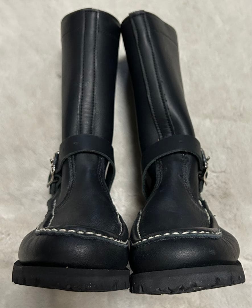 RUSSELL MOCCASIN/ロングブーツ/ZEPHYR/size5.5/黒