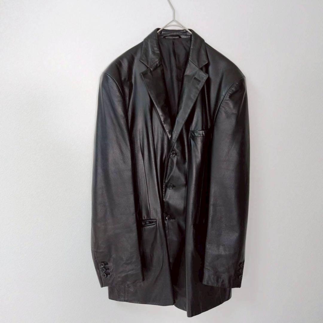 美品に近い A.A.R. レザージャケットTXL 牛皮 ロングコート