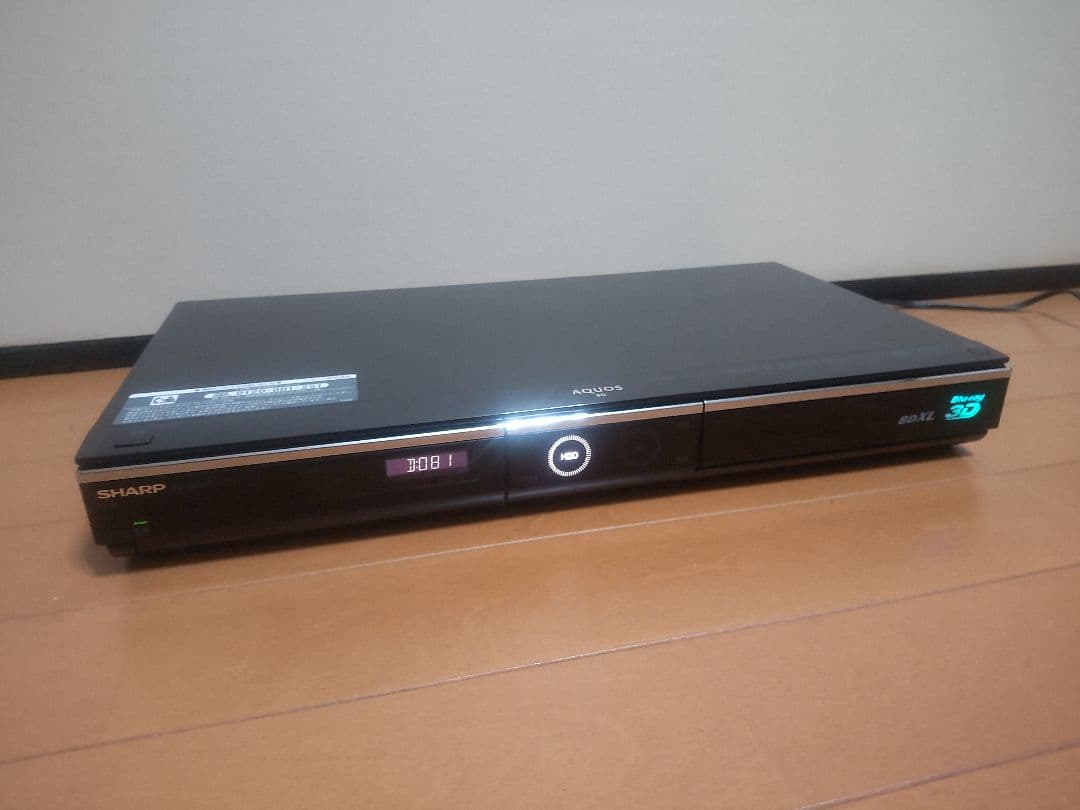シャープ　AQUOS　BD―HDW75 500GB→1TB プチメンテ済み