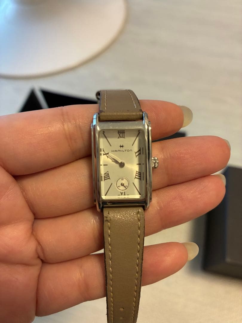Hamilton レディース 時計 シルバー ベージュ
