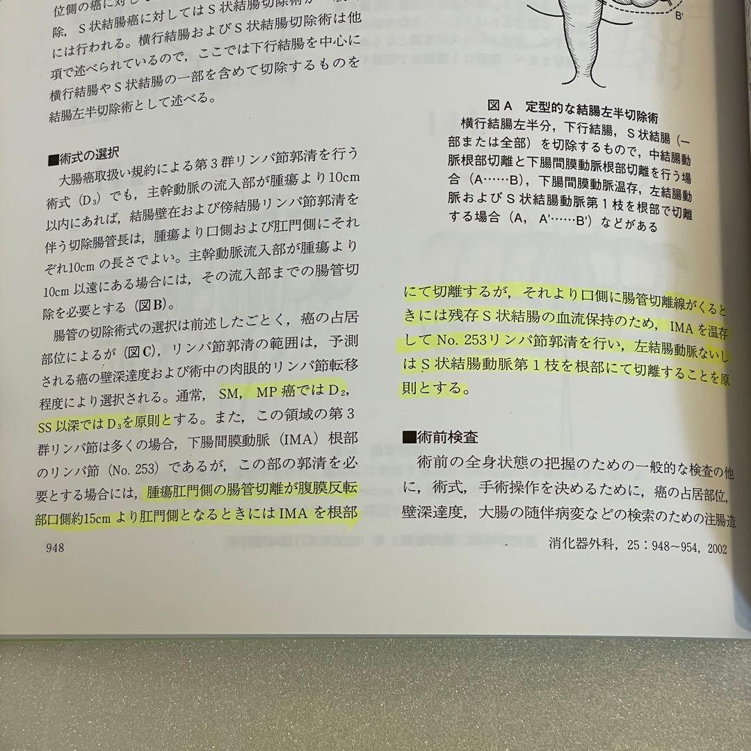 消化器外科　消化器外科専門医であるために必要な標準手術手技アトラス　2002年