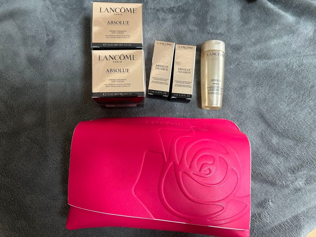 LANCOME ABSOLUE サンプル5点　ポーチ付