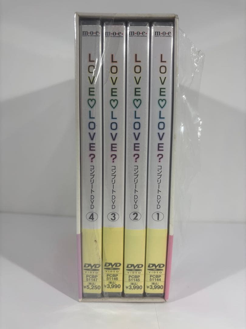 LOVE LOVE? コンプリートDVD BOX 4枚セット 初回生産分限定