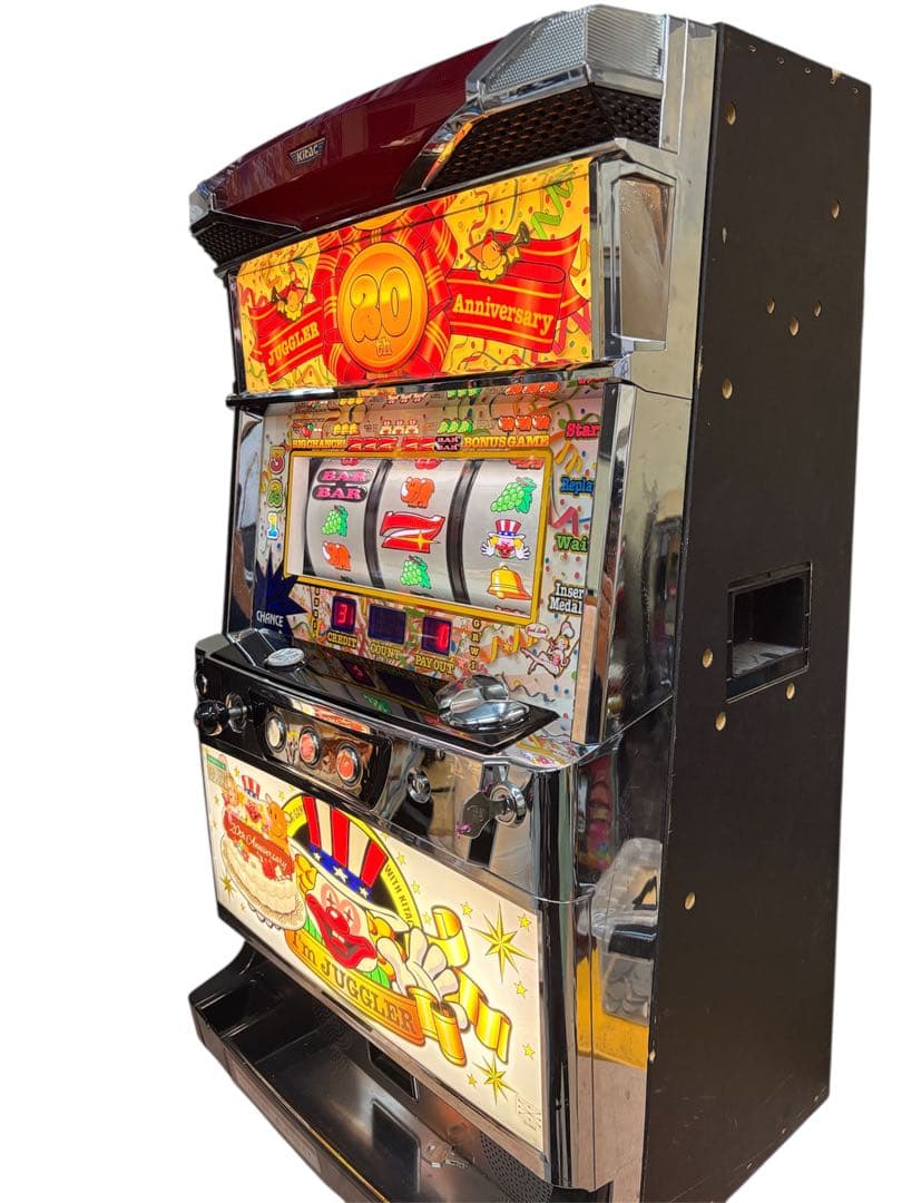 【猿吉様送料込】アイムジャグラーEX 20th 白パネル パチスロ 実機