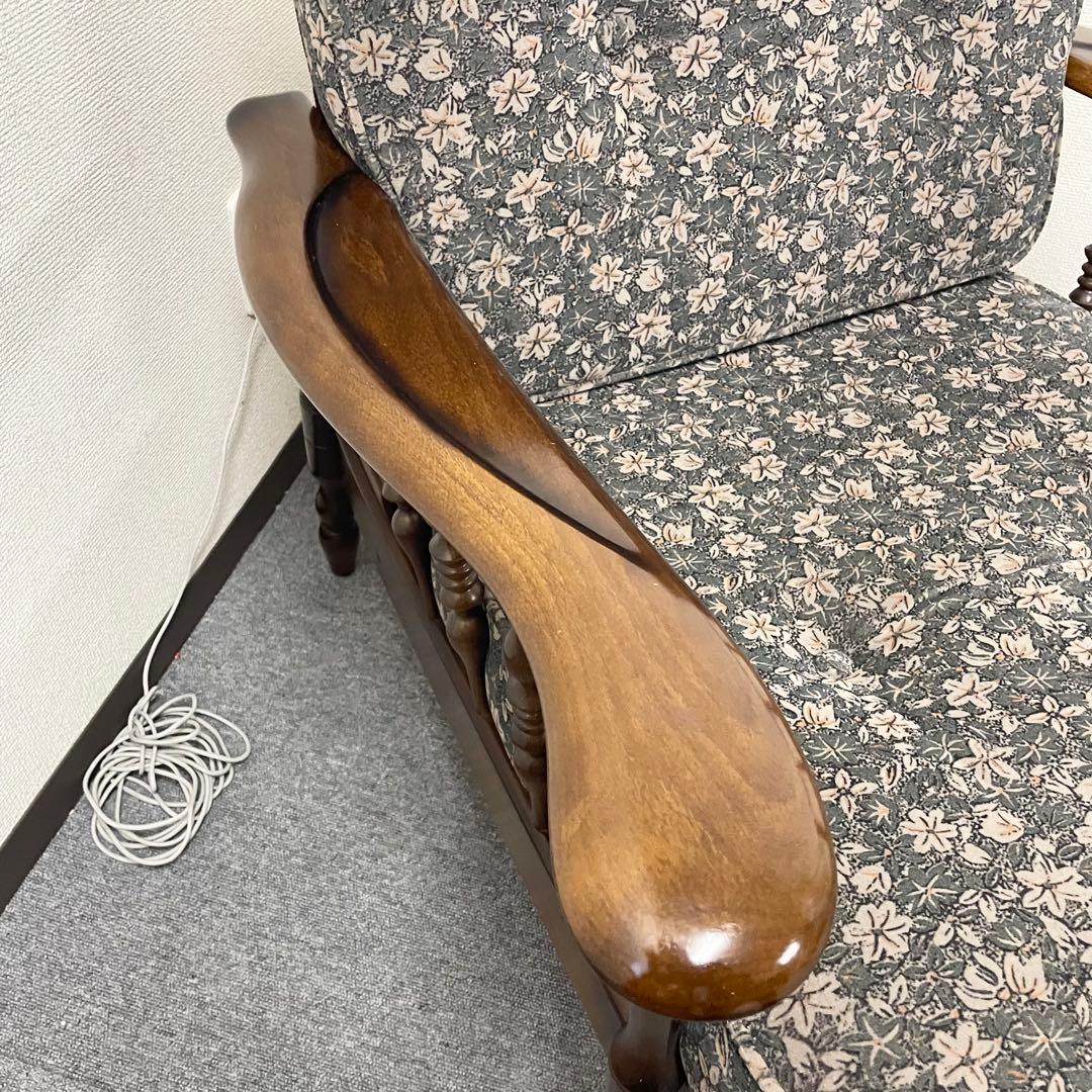 【美品】① カリモク WC6000 肘掛け椅子 1P一人掛けソファ