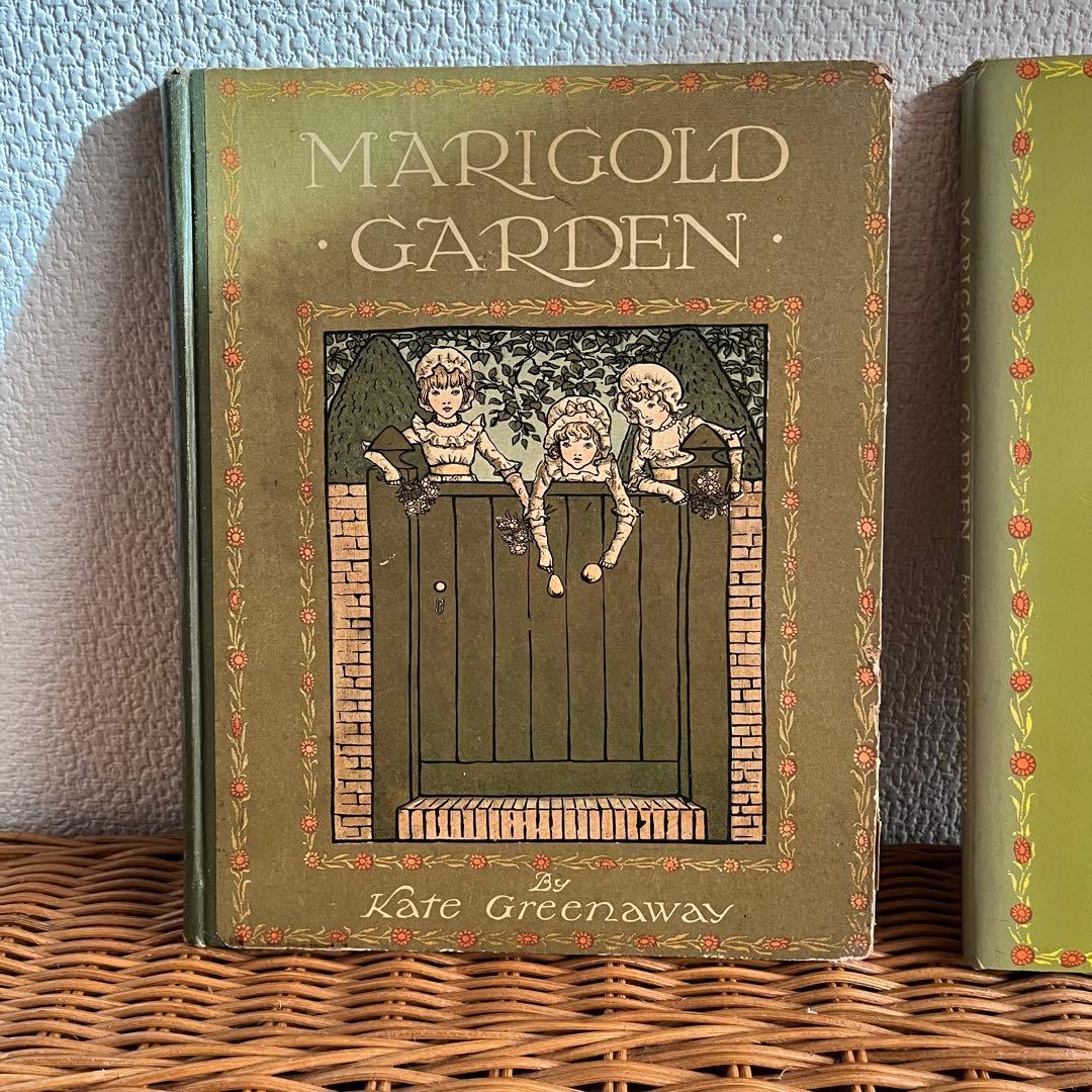 初版？ MARIGOLD GARDEN ケイト・グリーナウェイ 木版絵本＋復刻版