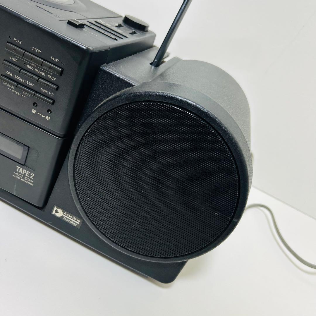 【再生ok】SHARP QT-77CD コンパクトディスク ダブルカセット