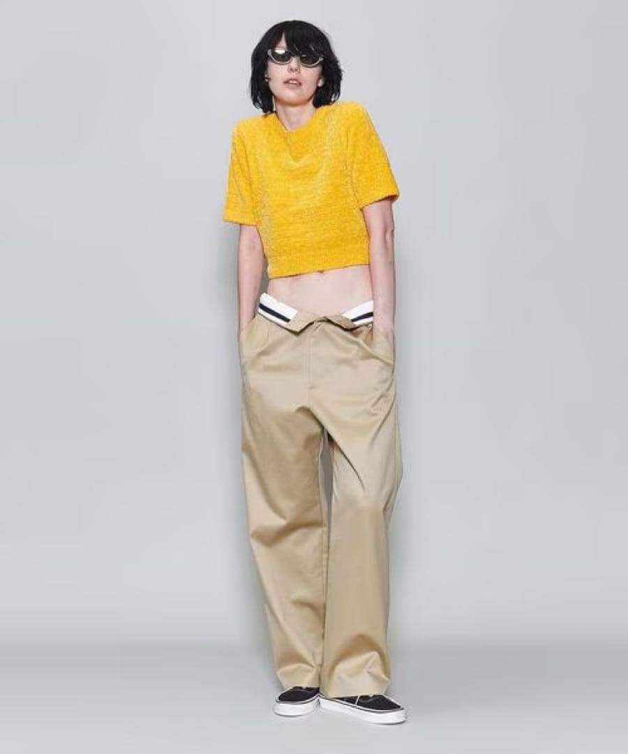 6(ROKU)＞コットン チノ パンツ　34 ロク