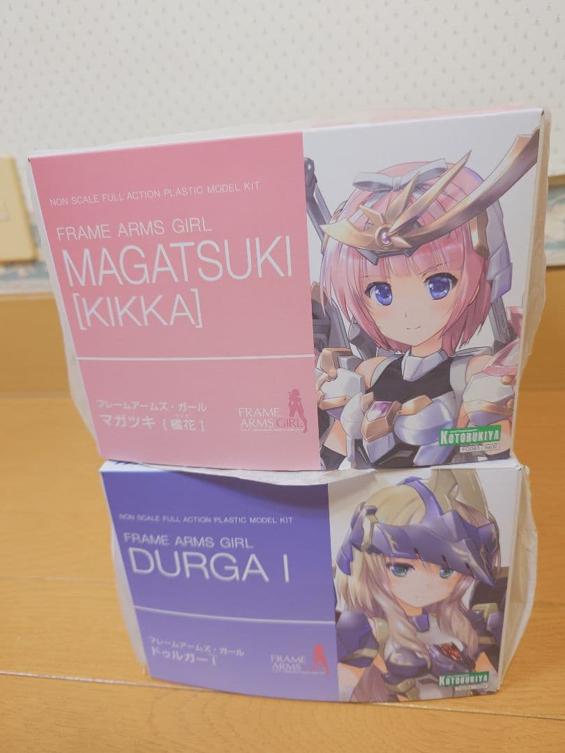 【新品】コトブキヤ フレームアームズガール マガツキ「橘花」、ドゥルガーIセット