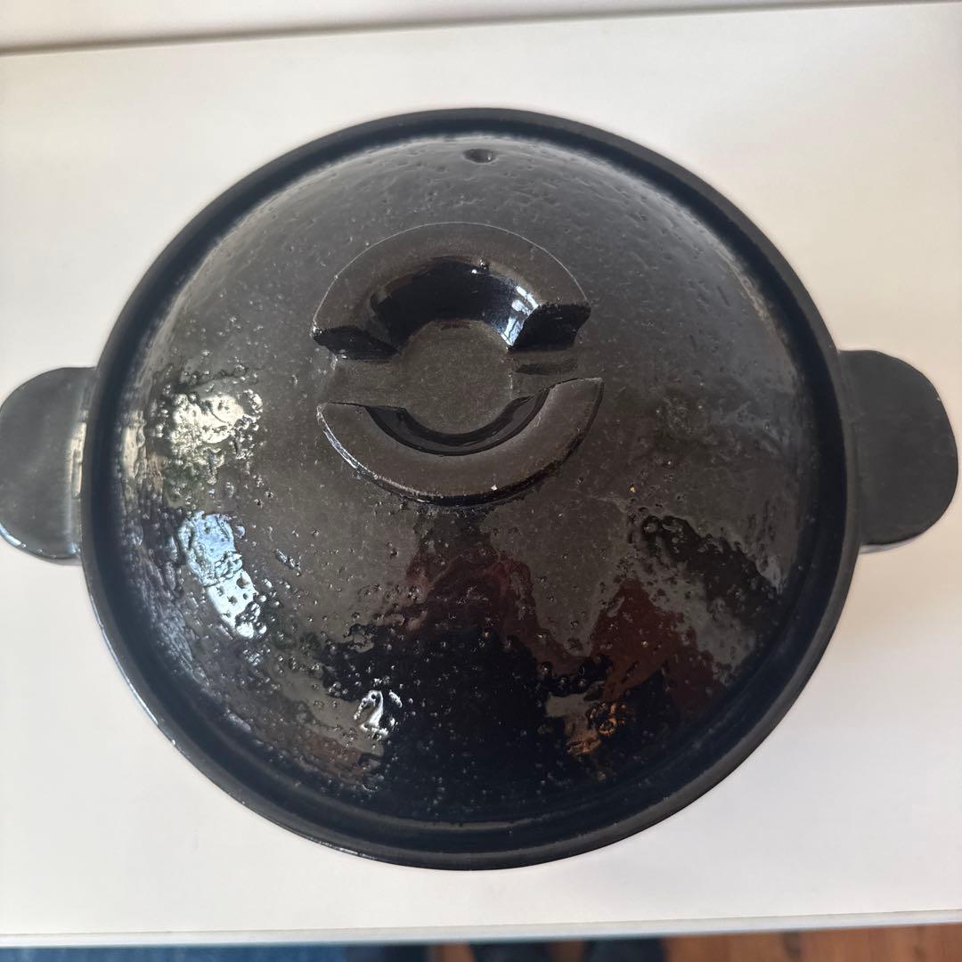 長谷園 かまどさん 土鍋 伊賀焼 3合炊き　美品