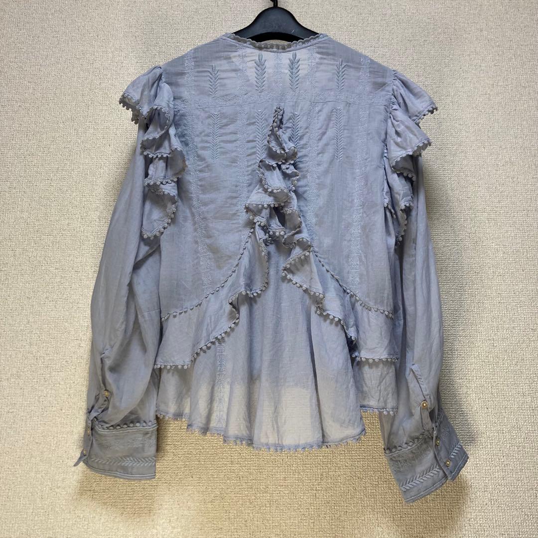 isabel marant フリル付きシャツ