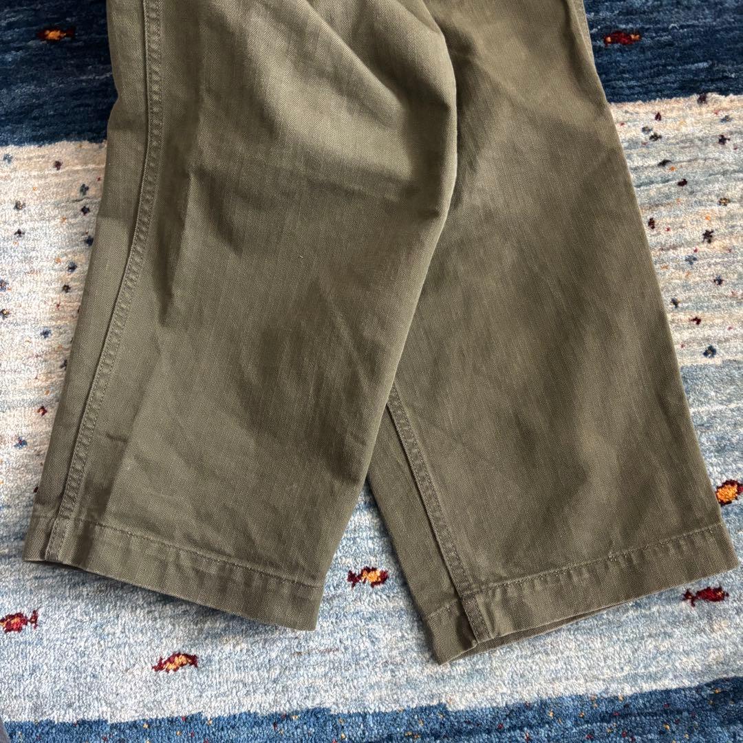 BONCOURA Work Pants ThreneVat Dye ヘリンボーン