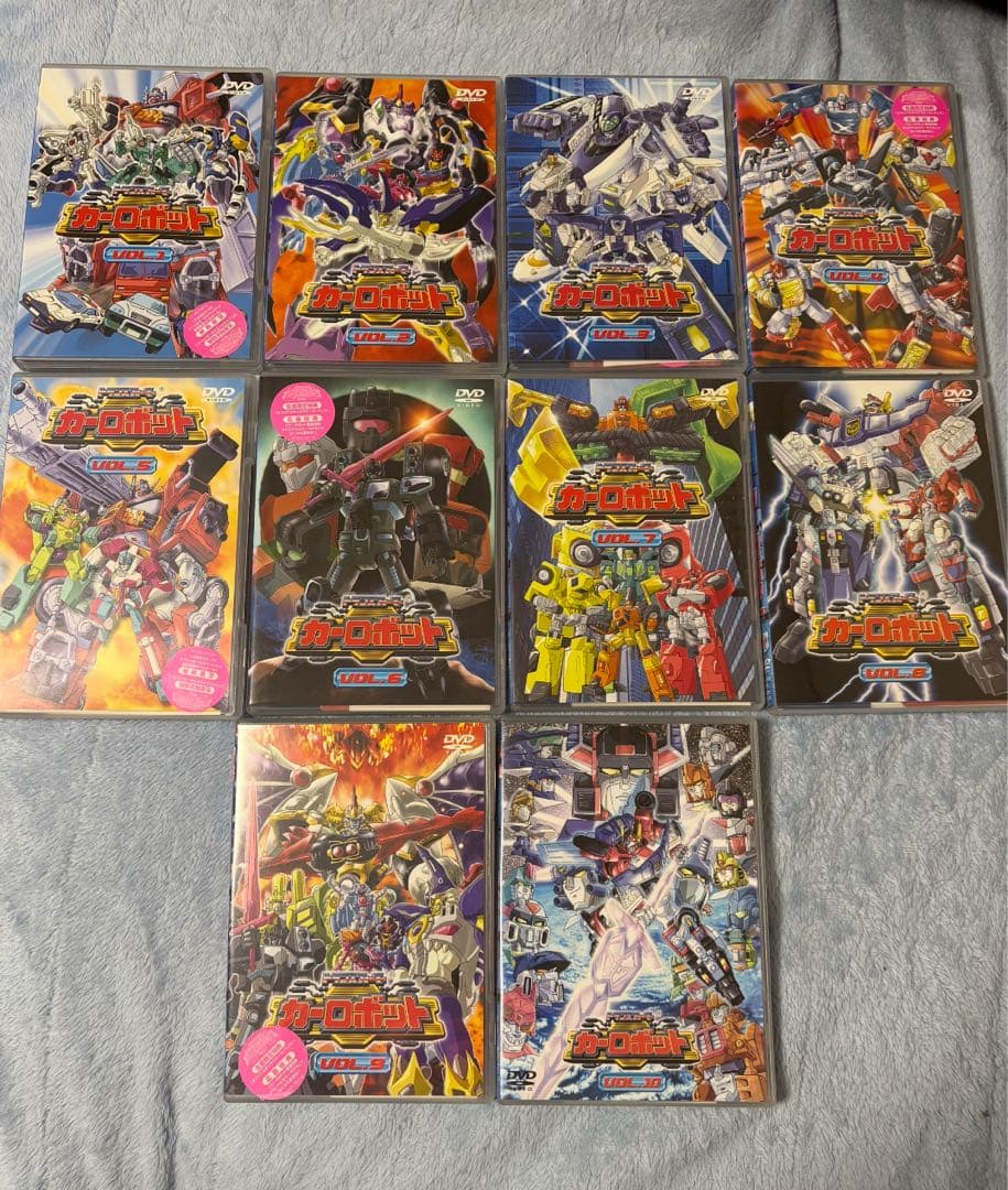 カード付！トランスフォーマー カーロボット DVD vol.1〜10 セット