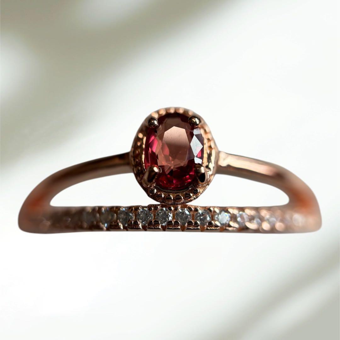 ★値下げ★鑑別メモ付き　ルビー　リング　フリーサイズ