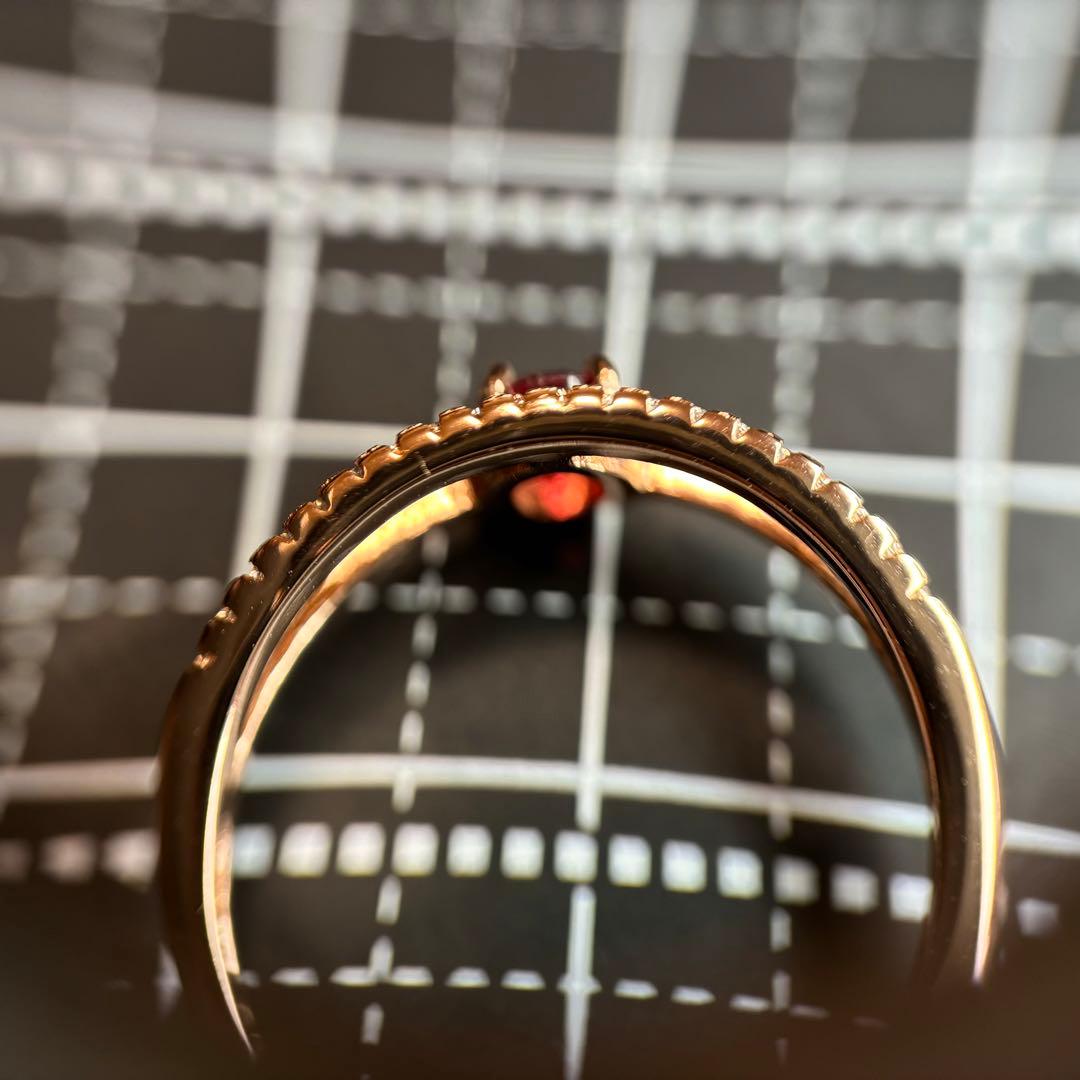 ★値下げ★鑑別メモ付き　ルビー　リング　フリーサイズ