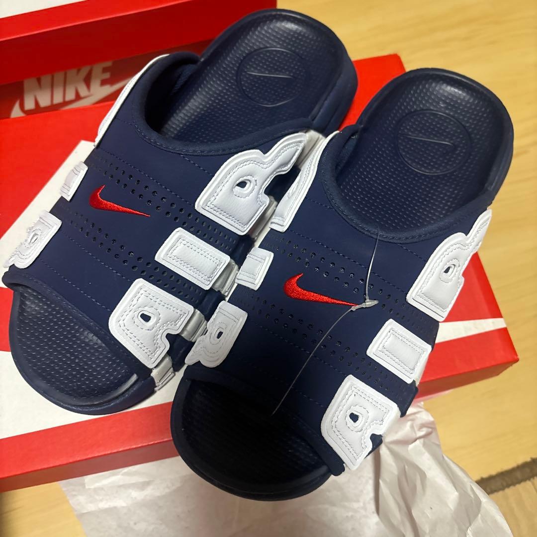 NIKE 28 エアモアアップテンポ アップテンポ　ネイビー　28 メル道歩