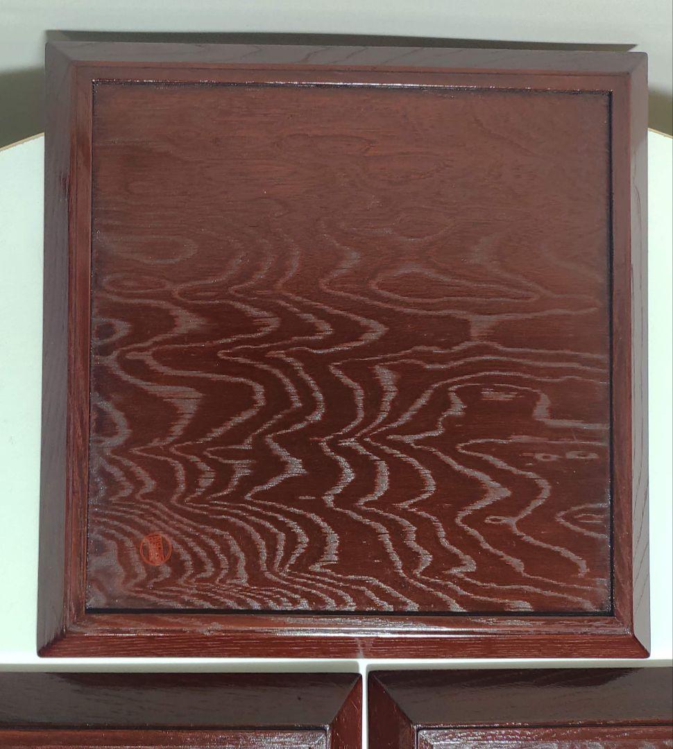 人間国宝　大野昭和斎　霞塗　懐石膳　5客セット