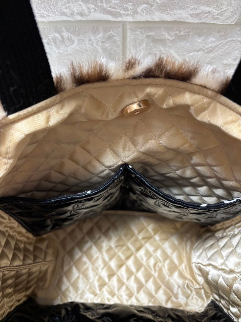 う*ん様 コヤンイサムチョン　サイドファスナーバッグ　サンダーちゃん　ヒョウ柄