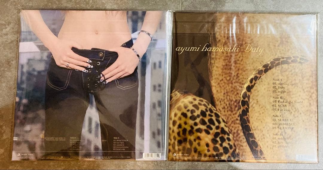浜崎あゆみ「Duty」「LOVEppears」レコード　新品未開封　完売品