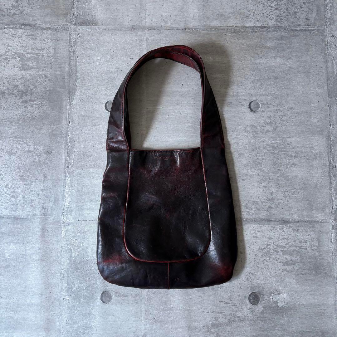 バッグ 00s masaki matsushima leather bag y2k