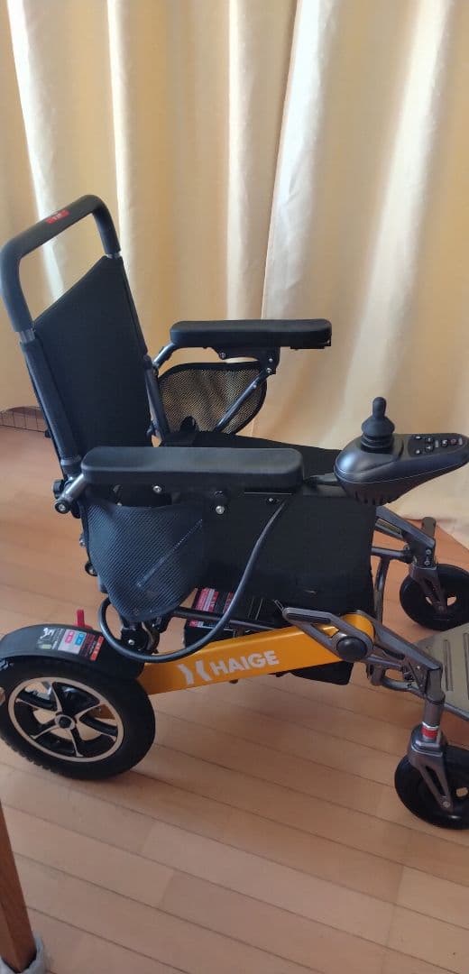 新品同様HAIGE 電動車椅子 折りたたみ可能