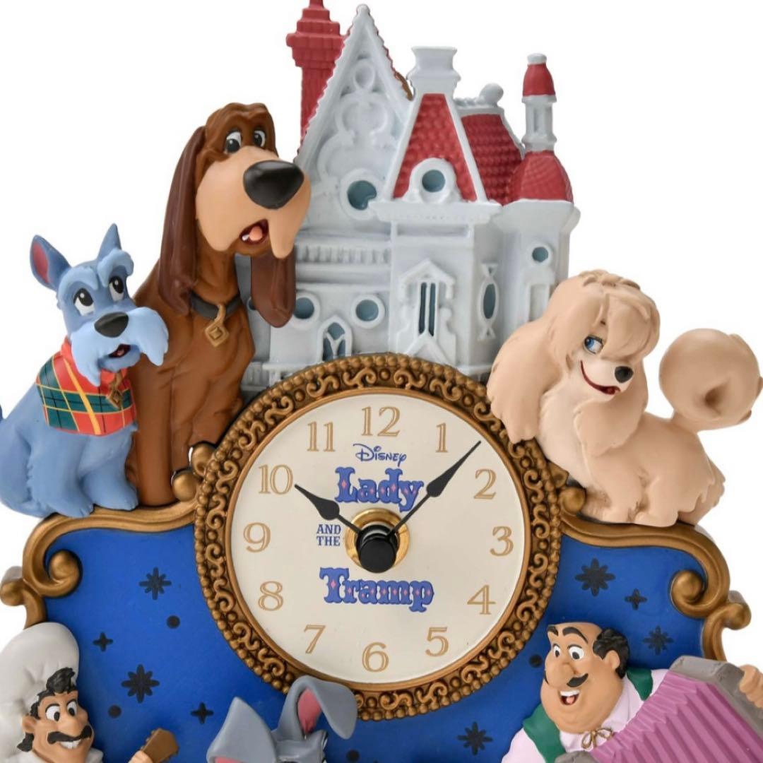 わんわん物語 時計 ライトアップ LADY AND THE TRAMP 70TH