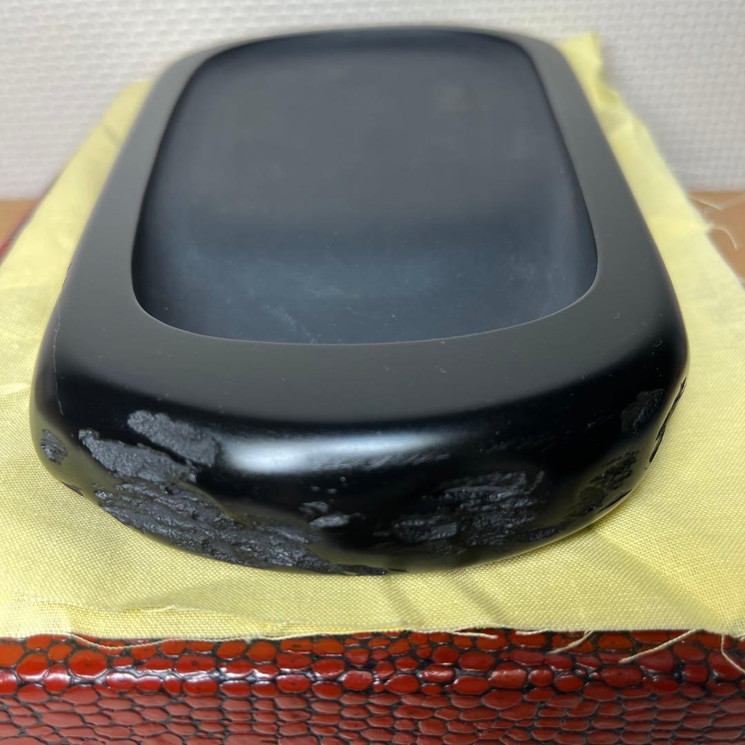 ⭕️希少　高価　新品美品　鍋倉山龍渓硯　清泉堂　三代目　深澤秀教　大型な硯