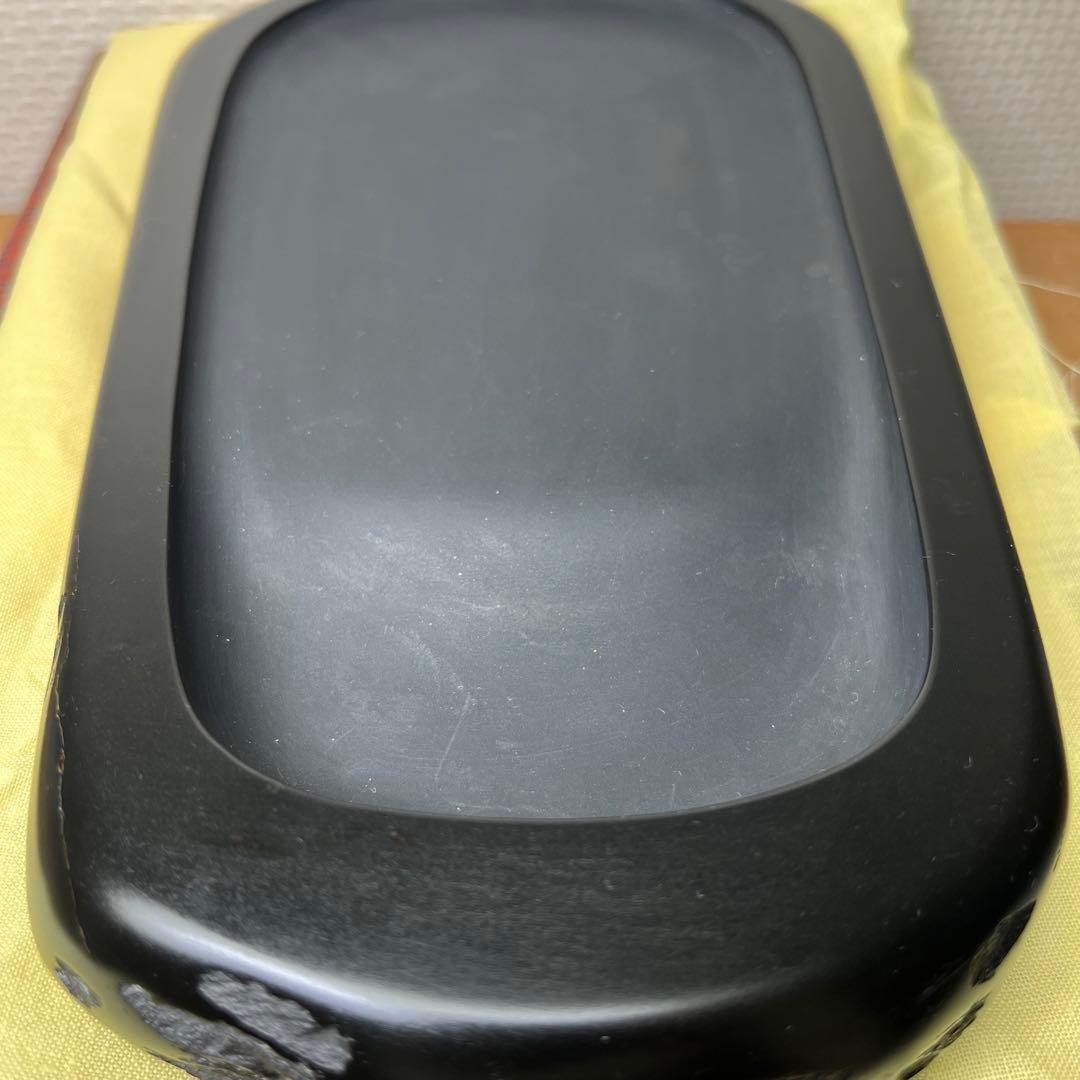 ⭕️希少　高価　新品美品　鍋倉山龍渓硯　清泉堂　三代目　深澤秀教　大型な硯