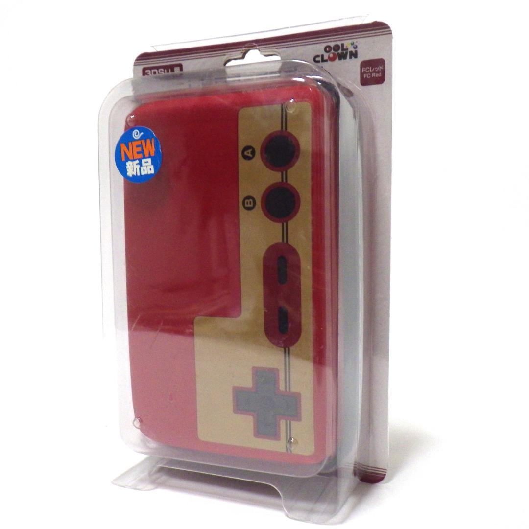 ニンテンドー 3DS LL用　レトロシリコンポーチ ファミコンコントローラー風