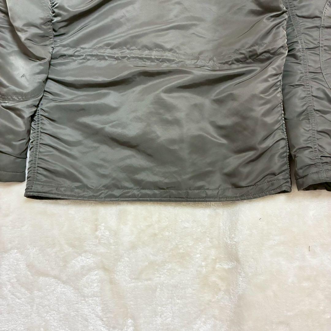 ALPHA INDUSTRIES N-3B フライトジャケット L カーキ