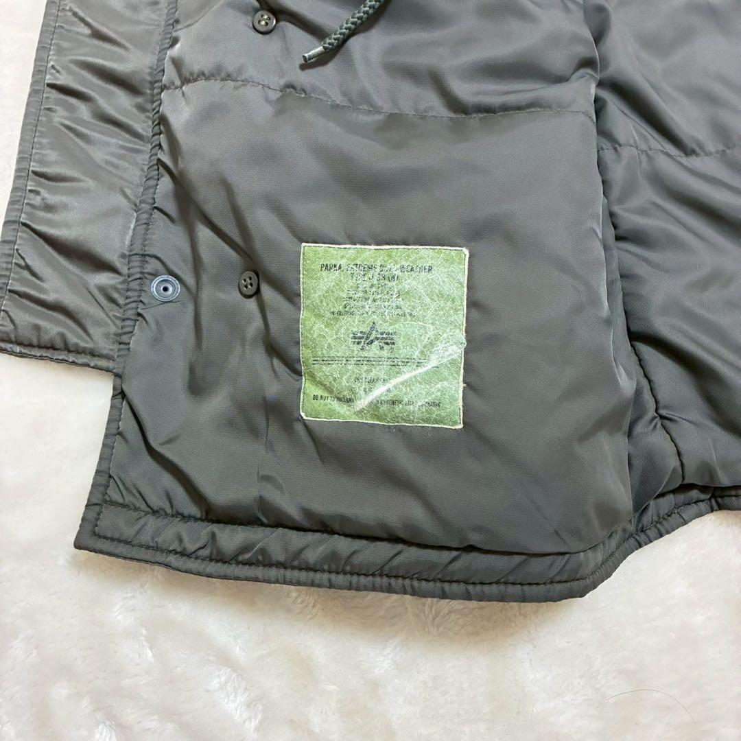 ALPHA INDUSTRIES N-3B フライトジャケット L カーキ