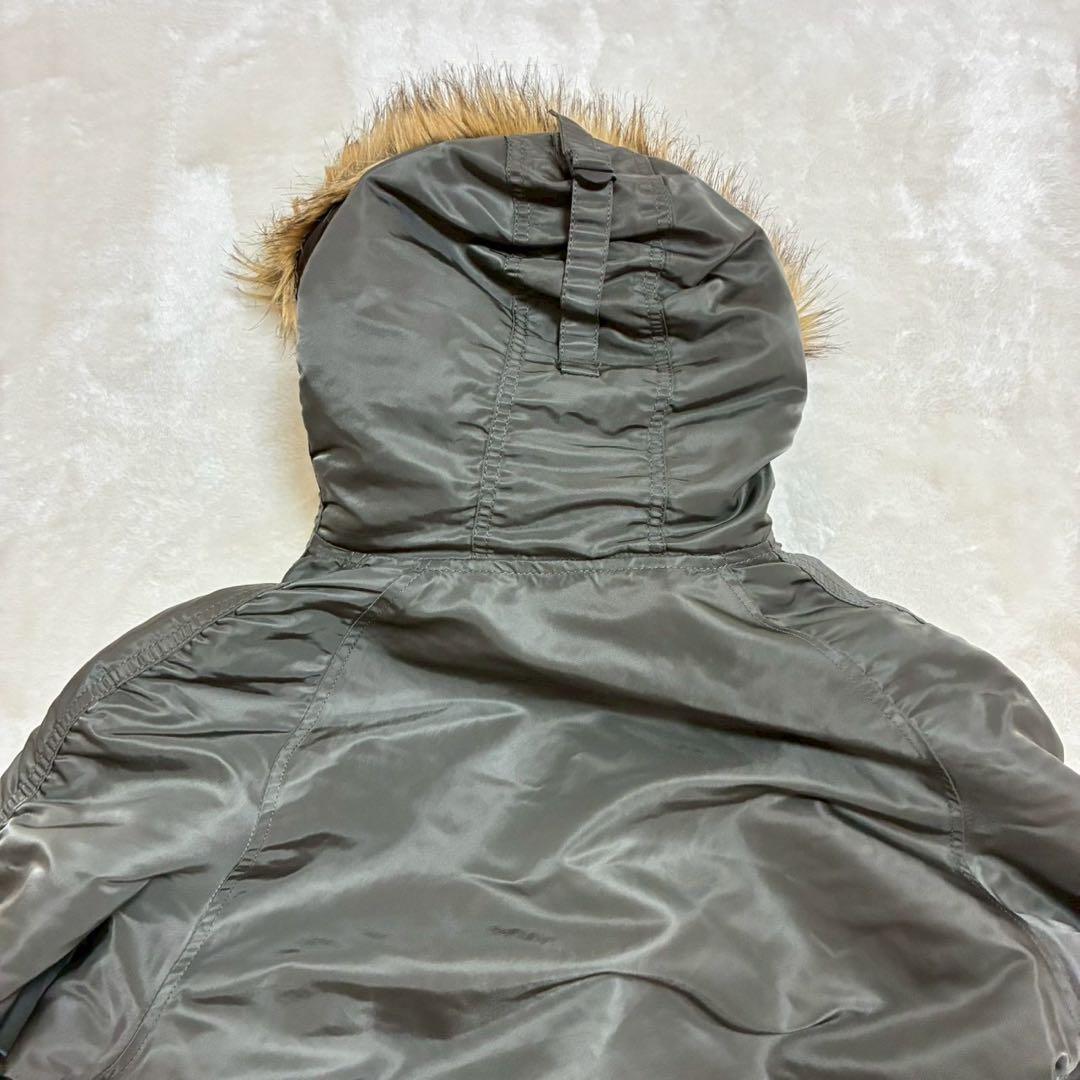 ALPHA INDUSTRIES N-3B フライトジャケット L カーキ