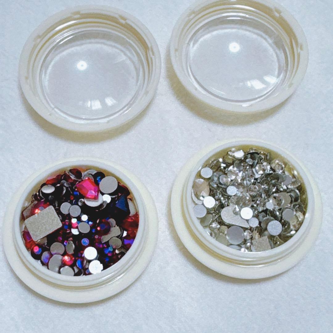 ネイルアート フラットボトムダイヤモンド キラキラ ビーズ ストーン