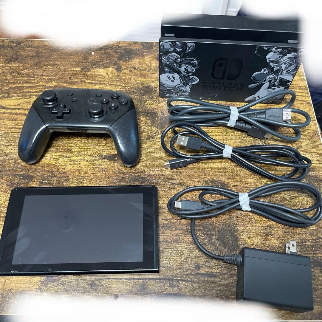早い者勝ちNintendo Switch ジャンク 本体+純正プロコン